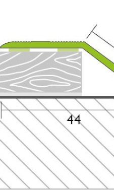 PROFINISH sujungimo profilis klijuojamas