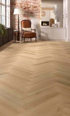 herringbone 466 Dahlia oak