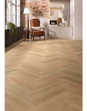 herringbone 466 Dahlia oak