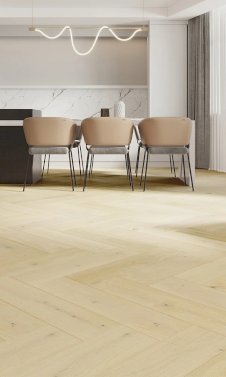 Bianco Oak Herringbone