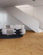 Ginger oak herringbone