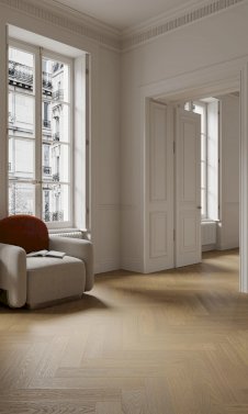 Antic oak herringbone