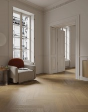 Antic oak herringbone