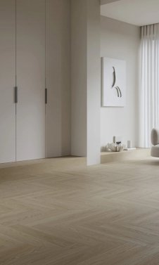 Flax oak herringbone