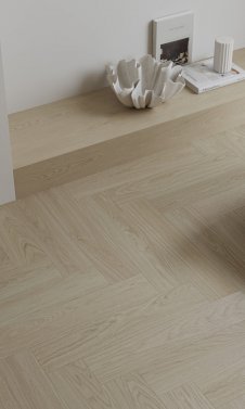 Flax oak herringbone