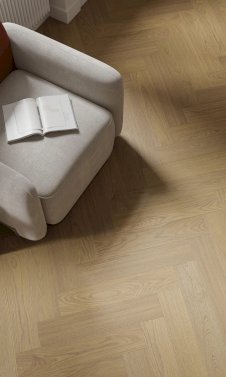 Antic oak herringbone