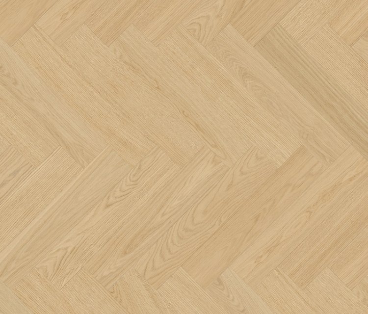 Cream oak herringbone