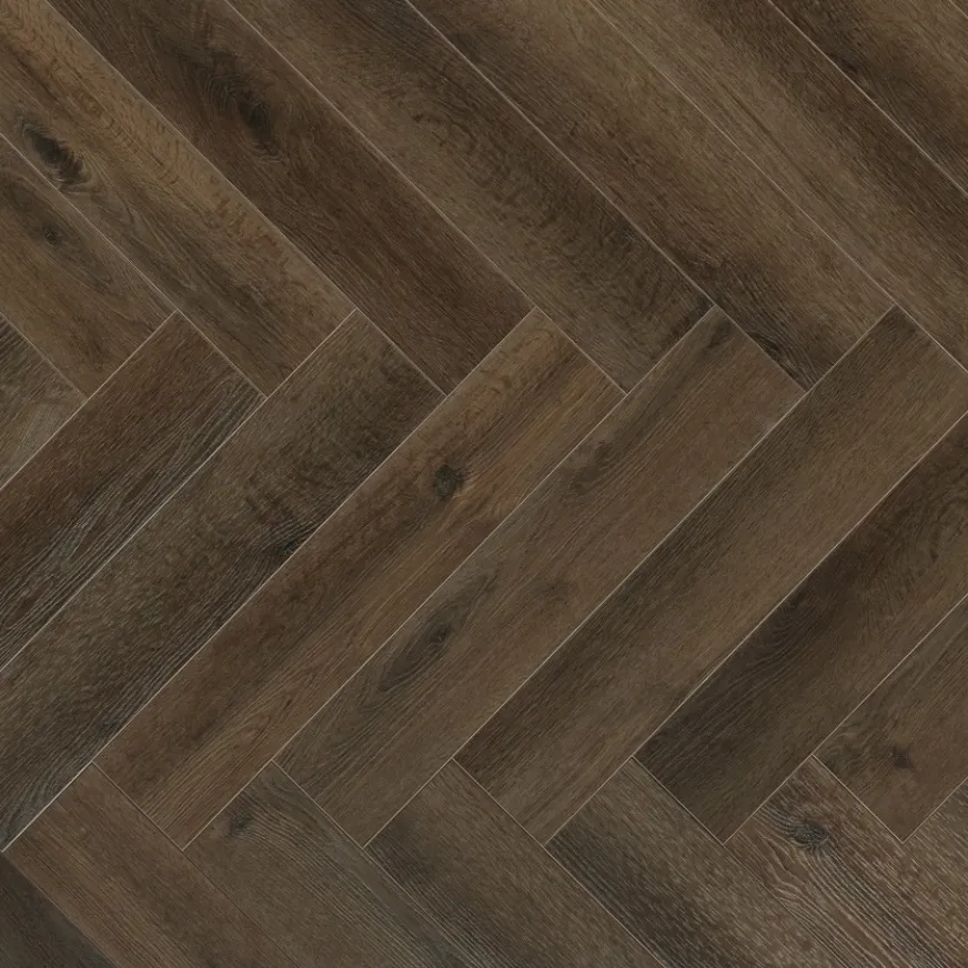 Rakinamos vinilinės grindys eglute Parquetvinyl Yukon Herringbone Tan YUK HB-2621-IB
