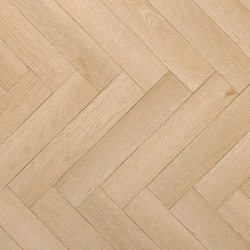Rakinamos vinilinės grindys eglute Parquetvinyl Sava Herringbone Sand SAV HB-2253-IB