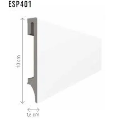 Grindjuostė Espumo 401 100 mm balta 2,4m