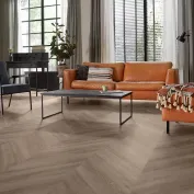 Klijuojamos vinilinės grindys mFLOR Parva Oak Chevron 42213 Calabria