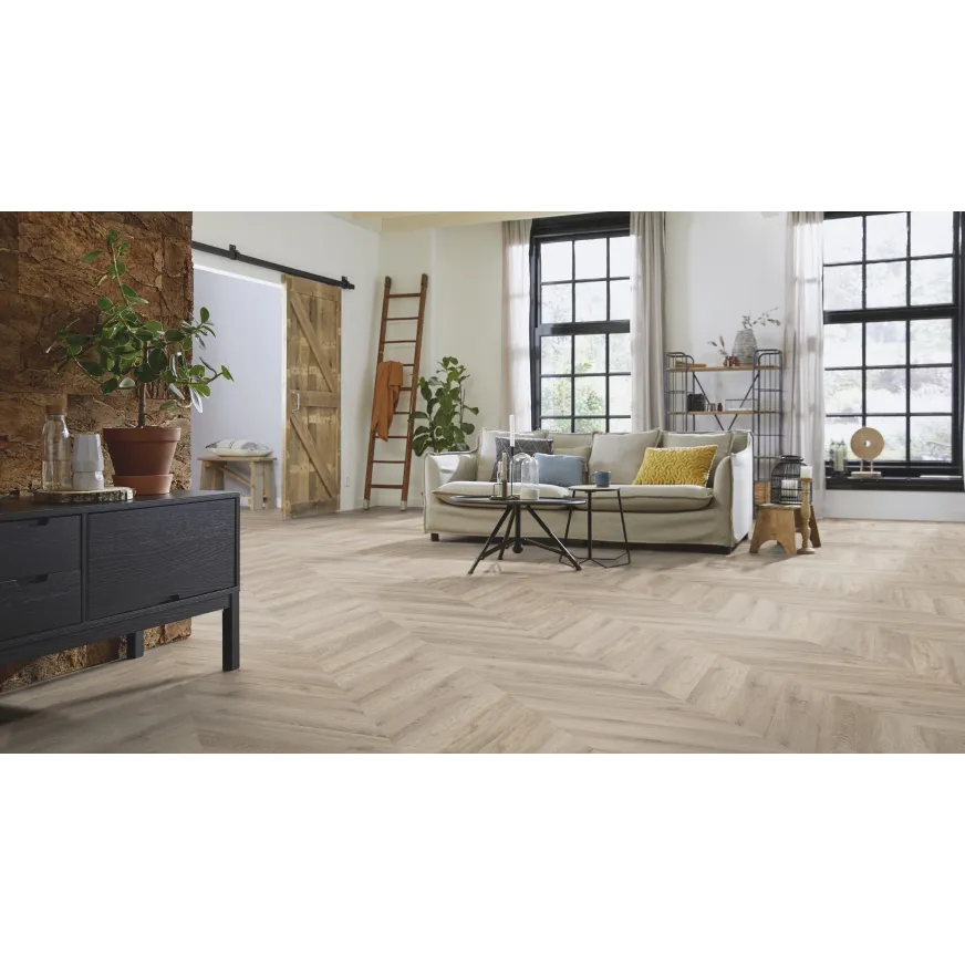 Klijuojamos vinilinės grindys mFLOR Parva Oak Chevron 42219 Sardinia