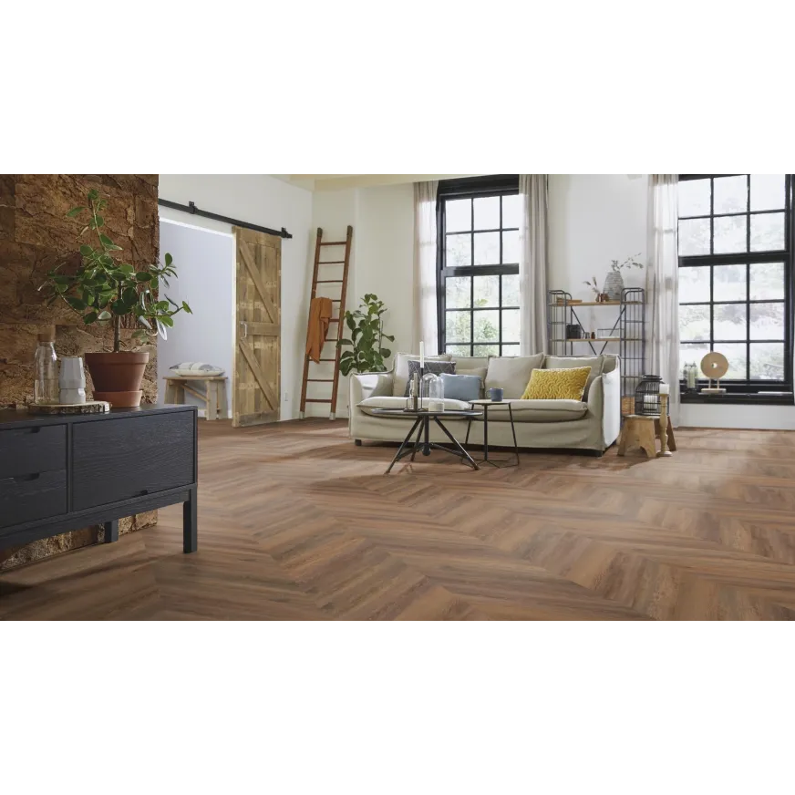 Klijuojamos vinilinės grindys mFLOR Parva Oak Chevron 42216 Liguria