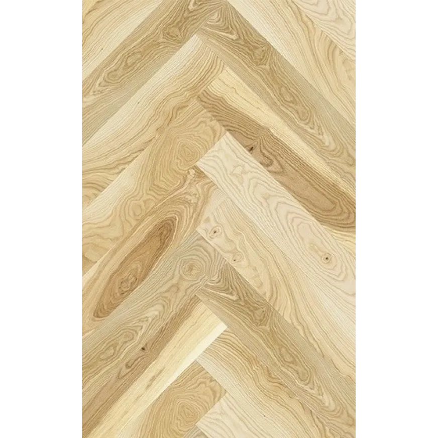 Parketlentės eglute Barlinek Herringbone 130 Auric Ash