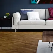 Ąžuolo parketlentės eglute Barlinek Herringbone 110 Mainland Oak