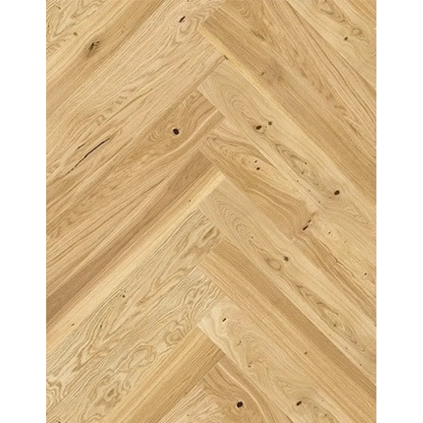 Ąžuolo parketlentės eglute Barlinek Herringbone 110 Ramsey Oak