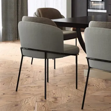 Ąžuolo parketlentės prancūziška eglute Barlinek French Herringbone 130 Serene Oak Chevron
