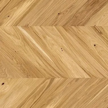Ąžuolo parketlentės prancūziška eglute Barlinek French Herringbone Caramel Oak Chevron