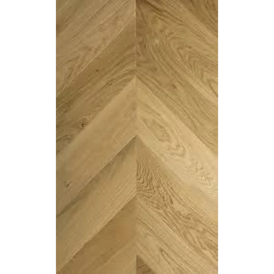 Ąžuolo parketlentės prancūziška eglute Barlinek French Herringbone Caramel Oak Chevron