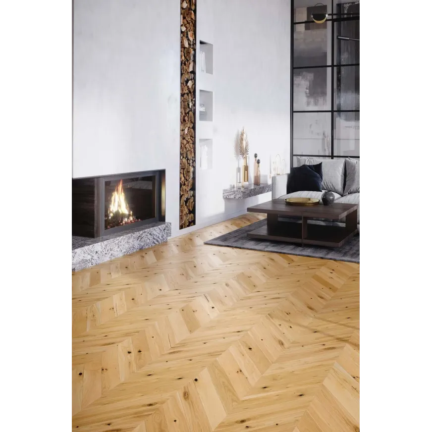 Ąžuolo parketlentės prancūziška eglute Barlinek French Herringbone Raisins Oak Chevron