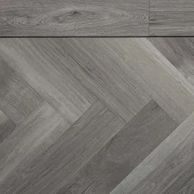 Klijuojamos vinilinės grindys mFLOR Parva Broad Leaf Herringbone Plus 40828 Grey Sycamore