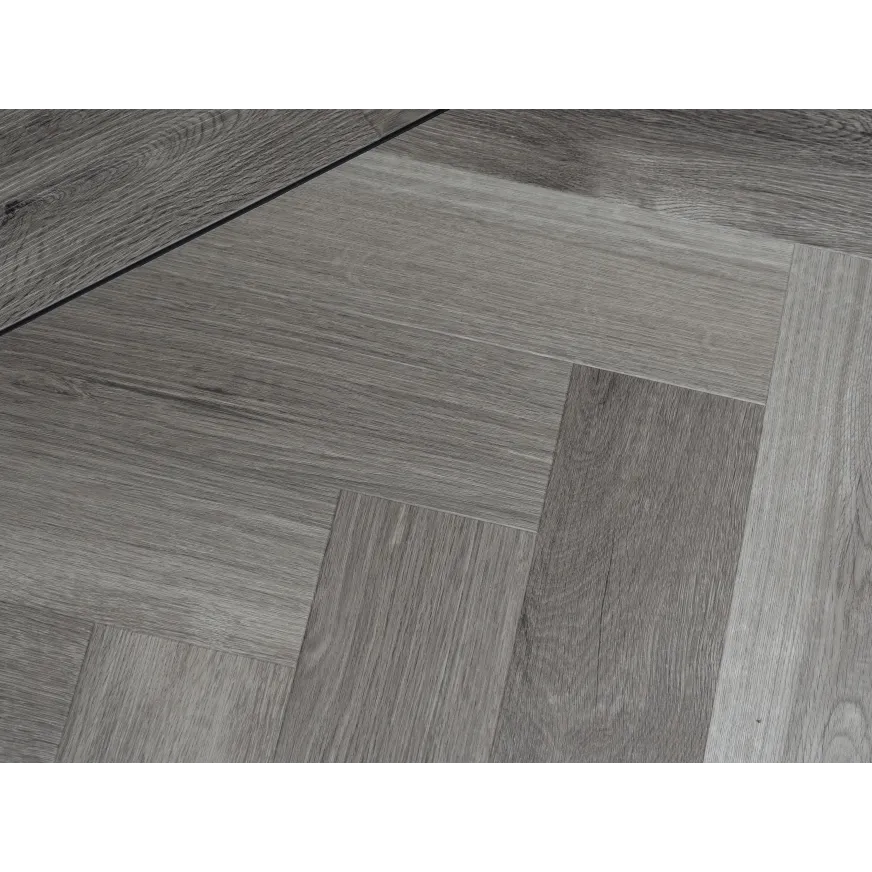 Klijuojamos vinilinės grindys mFLOR Parva Broad Leaf Herringbone Plus 40828 Grey Sycamore
