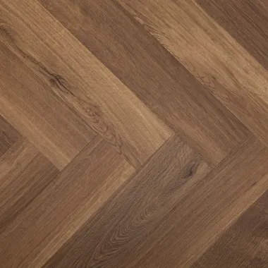 Klijuojamos vinilinės grindys mFLOR Parva Broad Leaf Herringbone 40813 Dark Sycamore