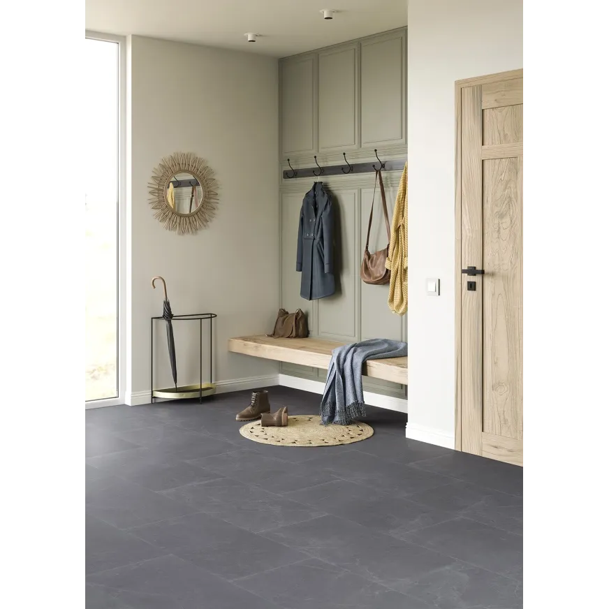 Rakinamos vinilinės plytelės Parquetvinyl Caldera Marmo Scuro CAL-4056 (, 300 × 600 mm