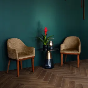 Rakinamos vinilinės grindys eglute Parquetvinyl Yukon Herringbone Tan YUK HB-2621-IB