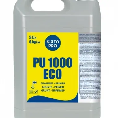 Grindų gruntas Kiilto PU 1000 Eco, 5 l / 6 kg