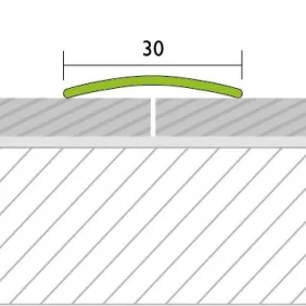 Sujungimo profilis Proline Protrans 53424, nerūdijantis plienas, 100 cm