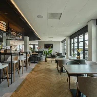 Klijuojamos vinilinės grindys prancūziška eglute eglute Therdex Chevron series Herringbone 6043