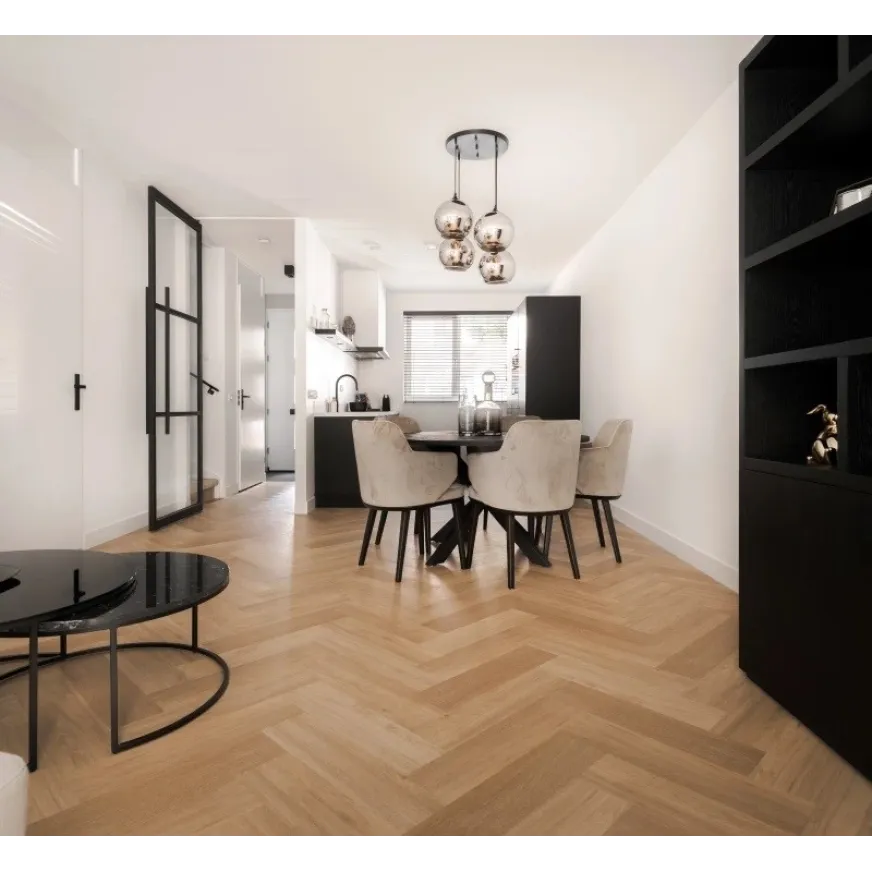 Rakinamos vinilinės grindys prancūziška eglute eglute Therdex Chevron series Herringbone 6041