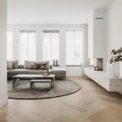 Rakinamos vinilinės grindys prancūziška eglute eglute Therdex Chevron series Herringbone 6042