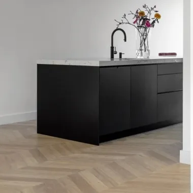 Klijuojamos vinilinės grindys prancūziška eglute Therdex Chevron series 6542