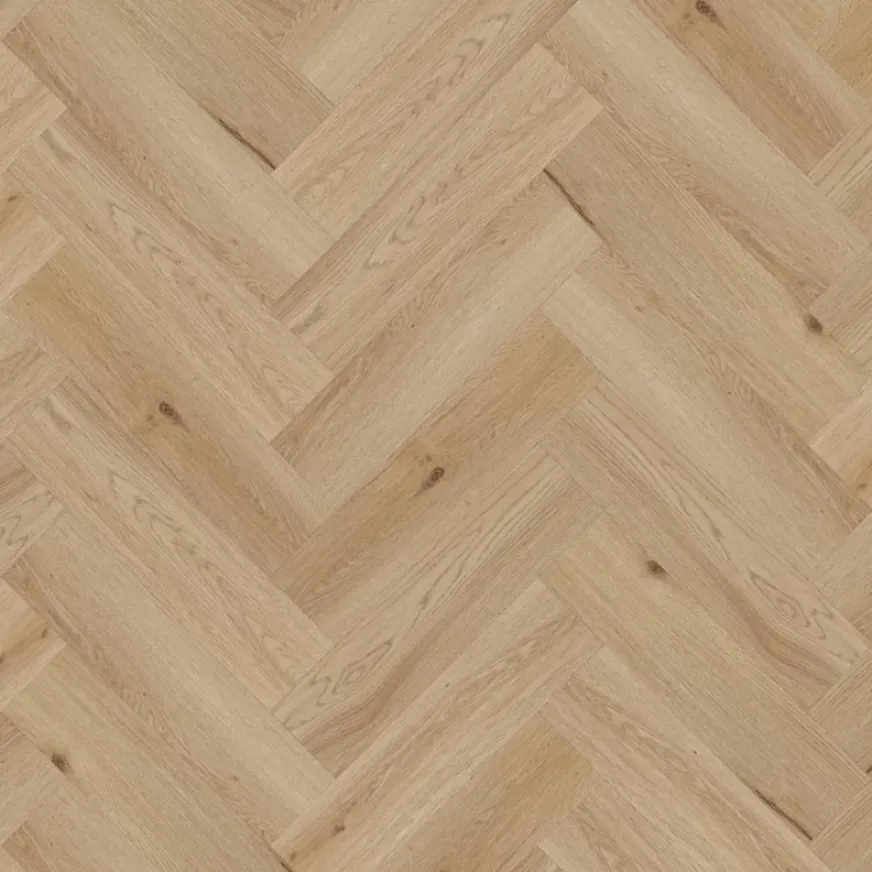 Klijuojamos vinilinės grindys eglute Arbiton Amaron Herringbone Mineral Dryback DA 153 Yankee Oak