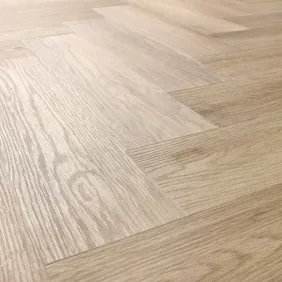 Klijuojamos vinilinės grindys eglute Arbiton Amaron Herringbone Mineral Dryback DA 158 Harlow Oak