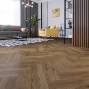 Klijuojamos vinilinės grindys eglute Arbiton Amaron Herringbone Mineral Dryback DA 147 Georgetown Oak