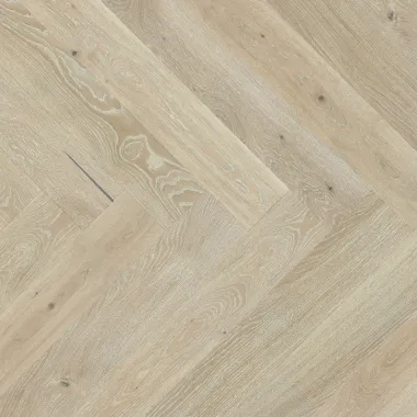 Ąžuolo parketlentės eglute Barlinek Herringbone 130 Grissini Oak
