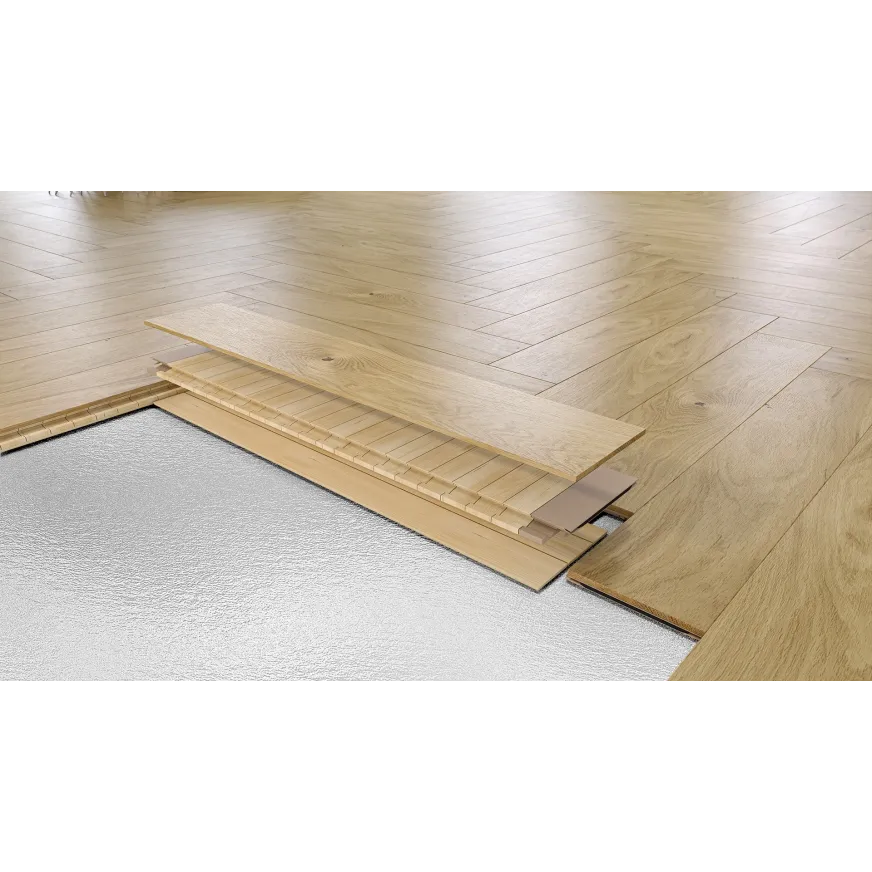 Ąžuolo parketlentės eglute Barlinek Herringbone 130 Trivor Oak