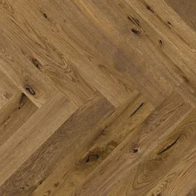 Ąžuolo parketlentės eglute Barlinek Herringbone 130 Mainland Oak