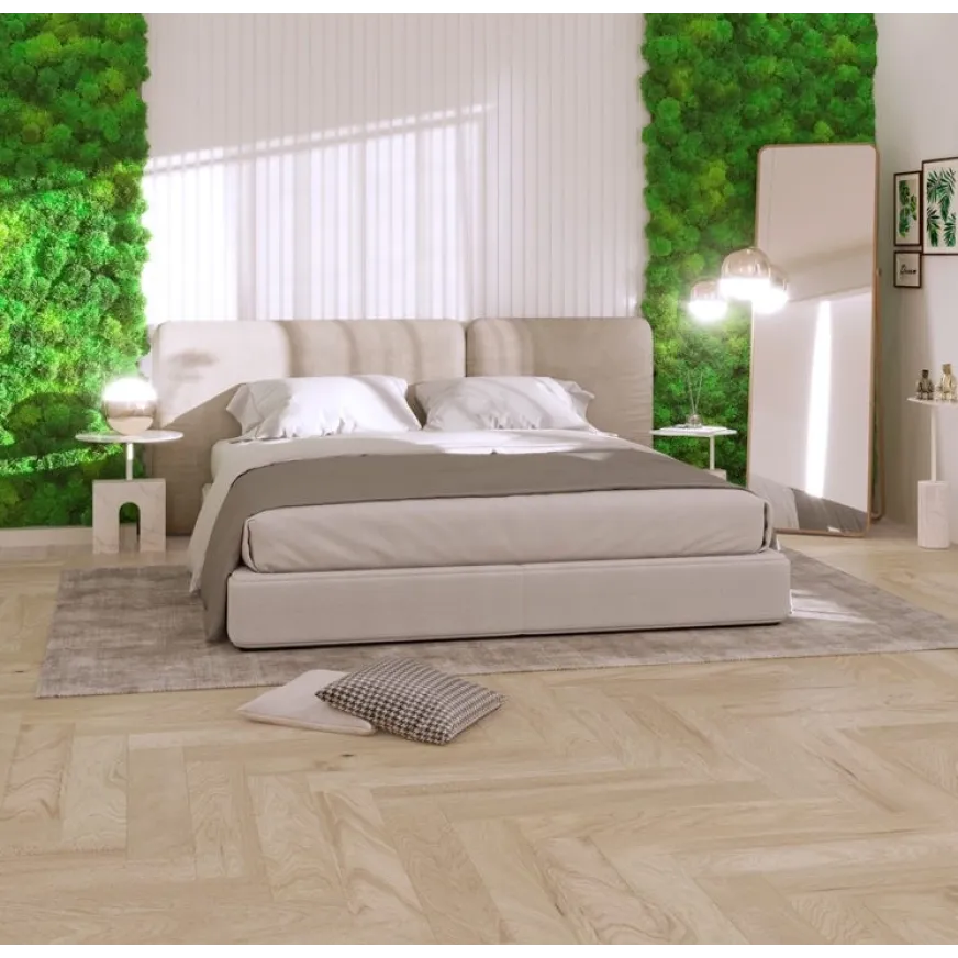 Ąžuolo parketlentės eglute Barlinek Herringbone 130 Oak Balos