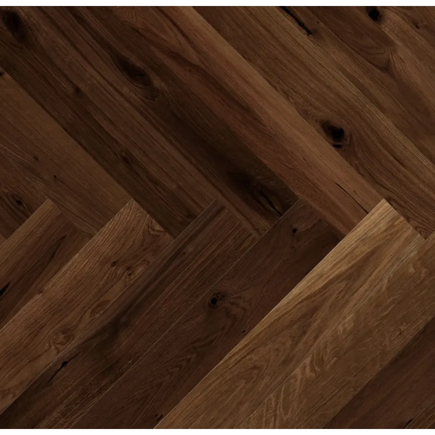 Ąžuolo parketlentės eglute Barlinek Herringbone 130 Trapani Oak