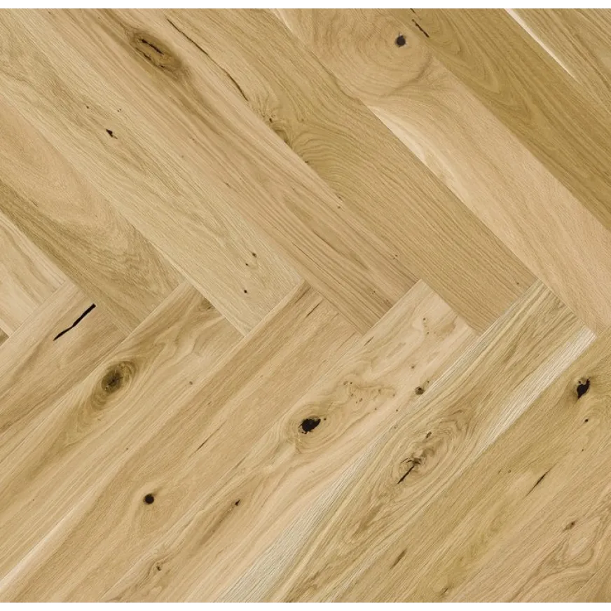Ąžuolo parketlentės eglute Barlinek Herringbone 130 Raisins Oak