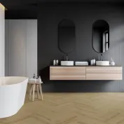 Klijuojamos vinilinės grindys eglute Parquetvinyl Mantaro Herringbone Hay MAN Dryback HB-5614