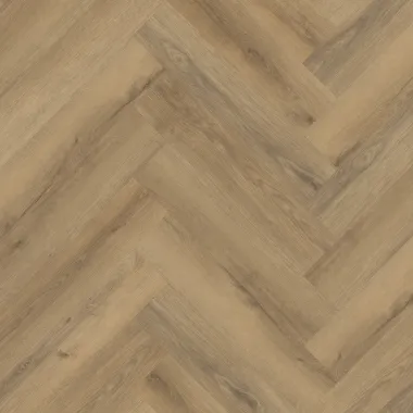 Klijuojamos vinilinės grindys eglute Parquetvinyl Douro Honey Herringbone DOU Dryback HB-602