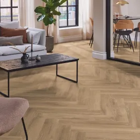 Klijuojamos vinilinės grindys eglute mFLOR Parva River Oak XL Herringbone 41929 Tarn