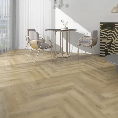 Rakinamos vinilinės grindys eglute Designer Collection Herringbone DC073 Invisible Finish