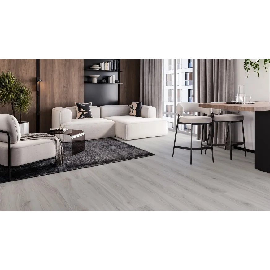 Rakinamos vinilinės grindys Barlinek Modern Vinyl flooring DP5000015 Oak White