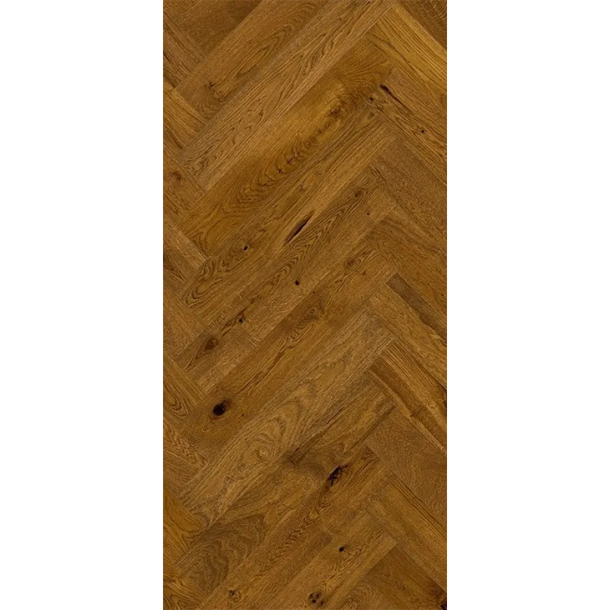 Ąžuolo parketlentės eglute Barlinek Herringbone 180 Grand Brown Sugar